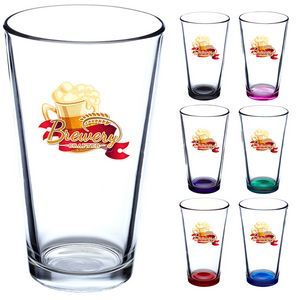 The Daisy 16oz Clear Pint Glass - Etched or Full Color